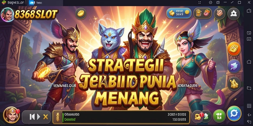 Tangkapan layar gameplay dari 8368SLOT yang menampilkan aksi strategi mendebarkan.