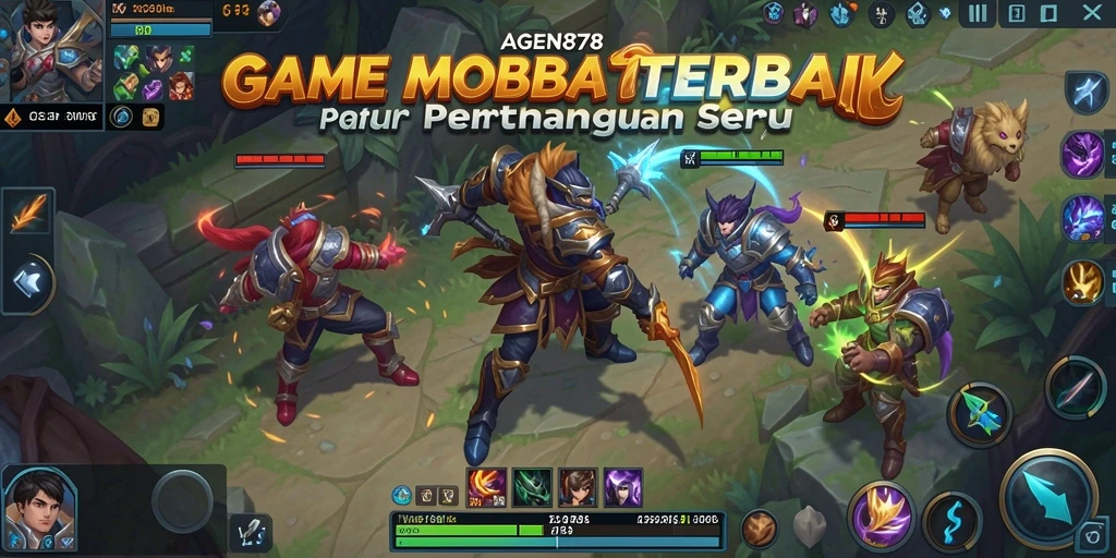 Tangkapan layar utama gameplay AGEN878 yang menampilkan pertarungan intens.