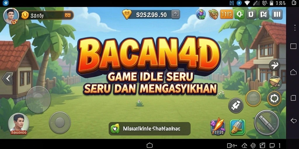 Tangkapan layar gameplay BACAN4D yang menampilkan pengelolaan sumber daya.