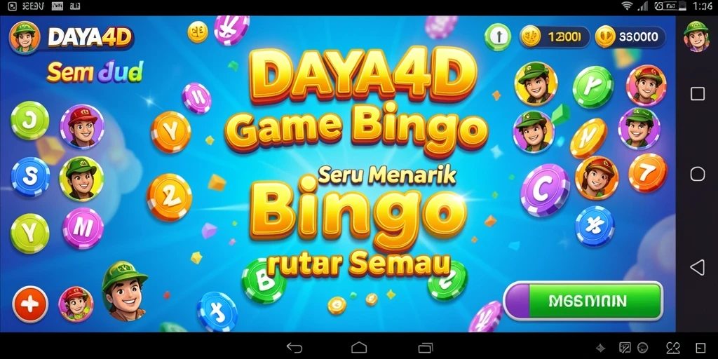 Tampilan gameplay menarik dari DAYA4D yang penuh warna dan interaktif.