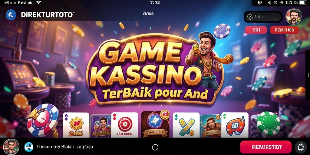 Gameplay seru di DIREKTURTOTO dengan berbagai pilihan permainan Kasino.