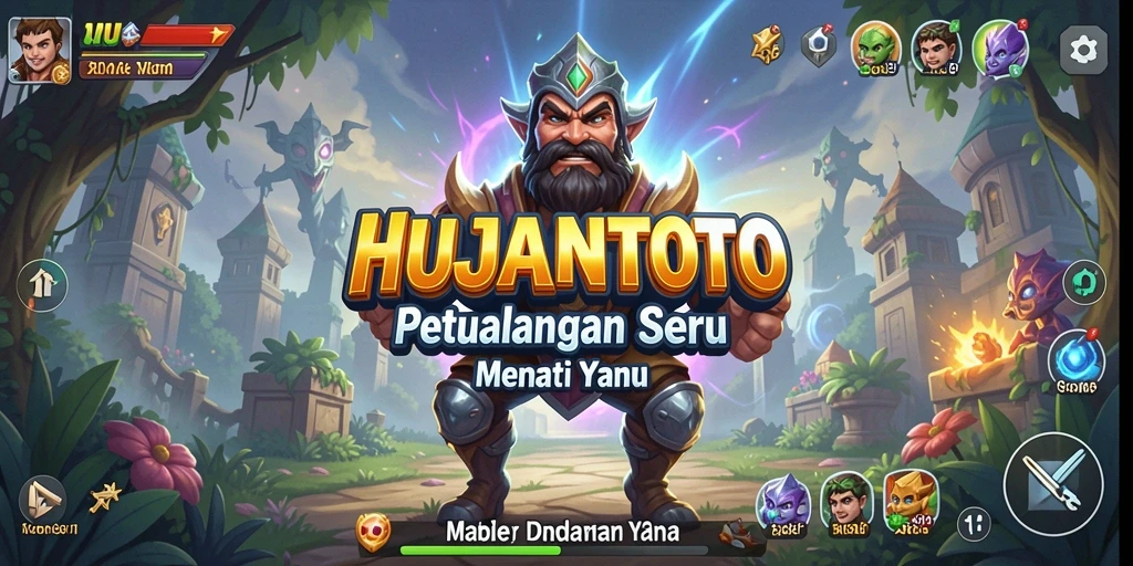 Screenshot gameplay HUJANTOTO menampilkan petualangan seru dan grafik yang memukau.