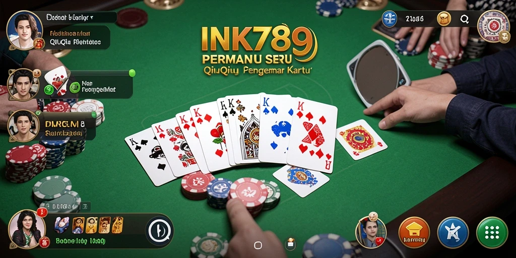 Tampilan gameplay seru dan kompetitif dalam QiuQiu.
