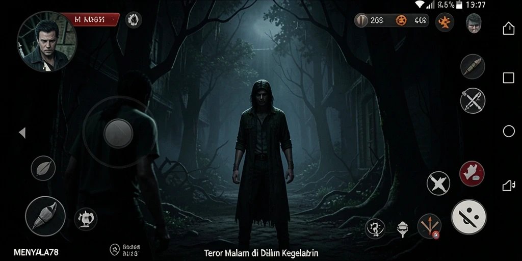 Gameplay mencekam di dalam kegelapan yang menyeramkan.