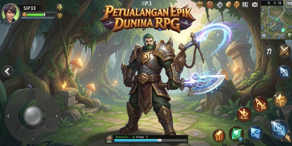 Tampilan gameplay SIP33 yang epik dan menakjubkan dalam dunia RPG.