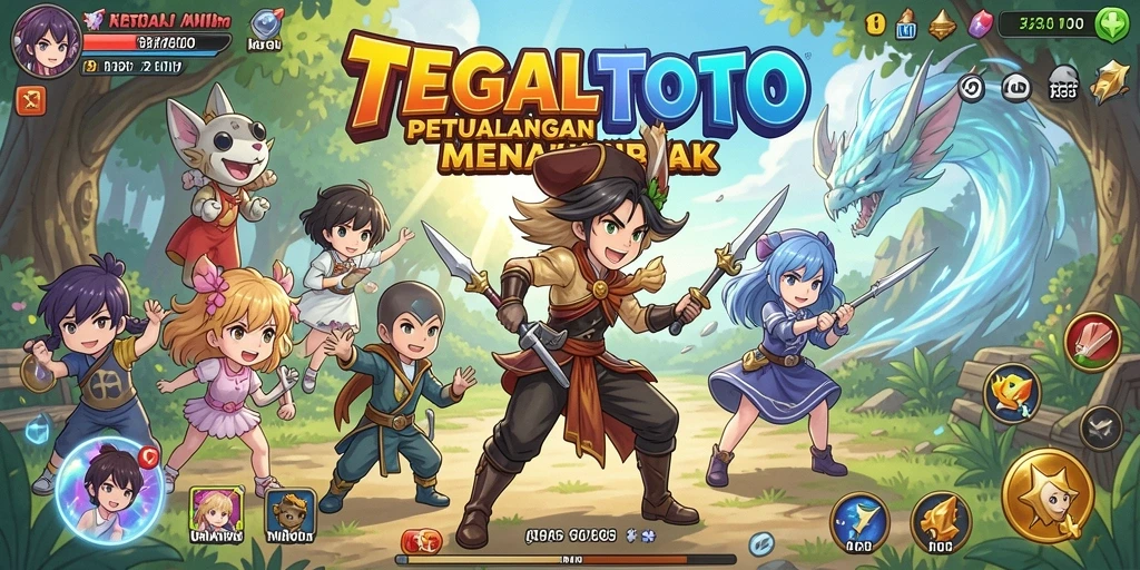 Tangkapan layar gameplay <strong>TEGALTOTO</strong> menampilkan karakter Anime dalam aksi yang mendebarkan.